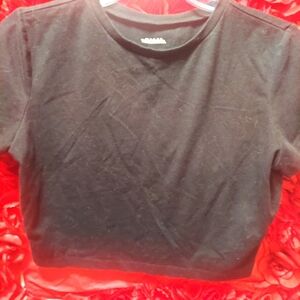 Wild Fable Women's Large Black Crop Top